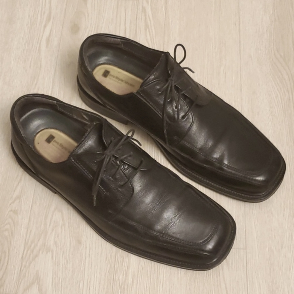 Dockers Leather ProStyle All Motion Comfort Dress Shoes - 12m